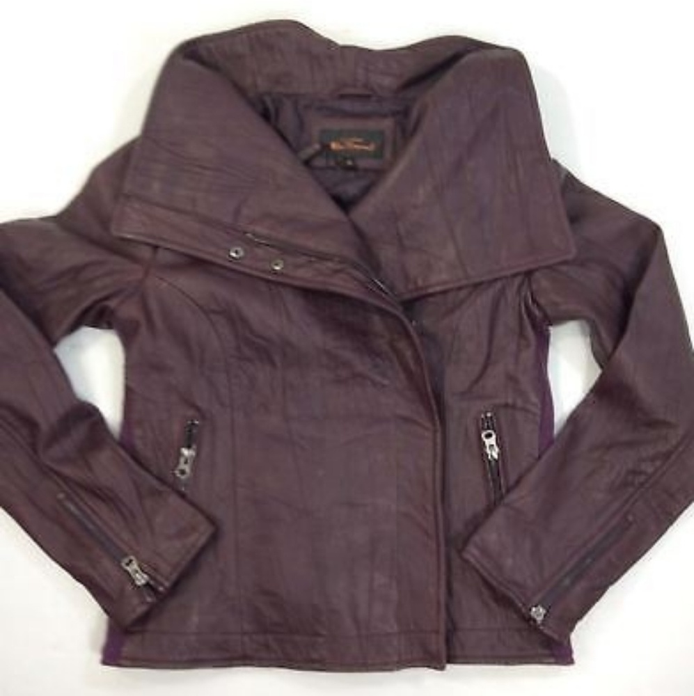 Ben Sherman Leather Moto Jacket